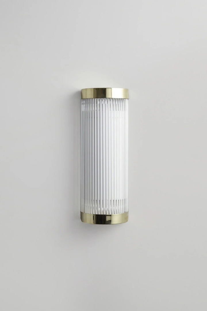 Wide Pillar Light - 40cm - Davey Lighting Wall Sconces - Chrome Plated - HORNE