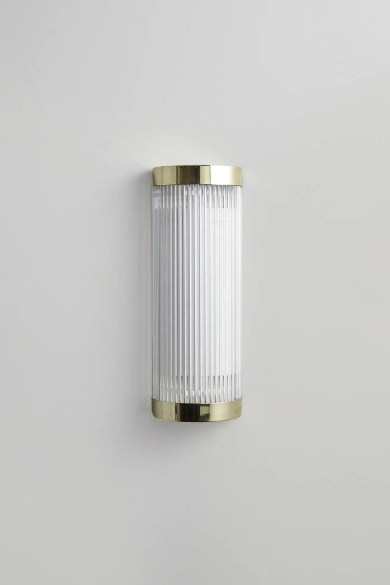 Wide Pillar Light - 40cm - Davey Lighting Wall Sconces - Polished Brass - HORNE