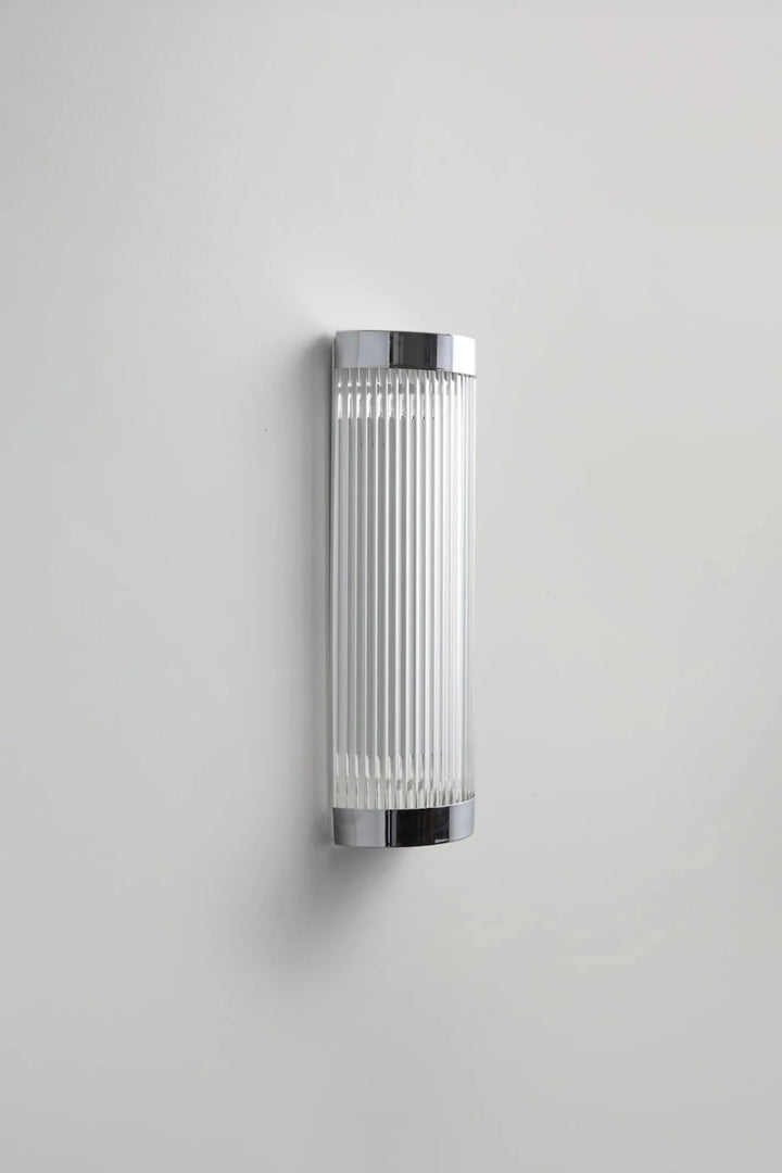 Wide Pillar Light - 40cm - Davey Lighting Wall Sconces - Chrome Plated - HORNE