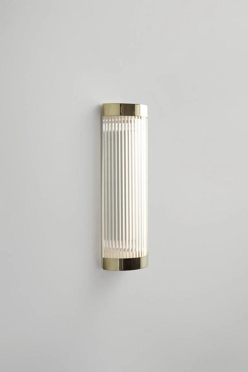 Wide Pillar Light - 40cm - Davey Lighting Wall Sconces - Polished Brass - HORNE