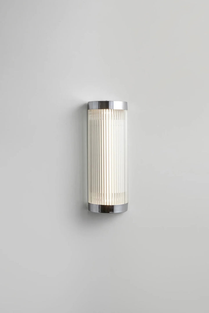Wide Pillar Light - 40cm - Davey Lighting Wall Sconces - Chrome Plated - HORNE