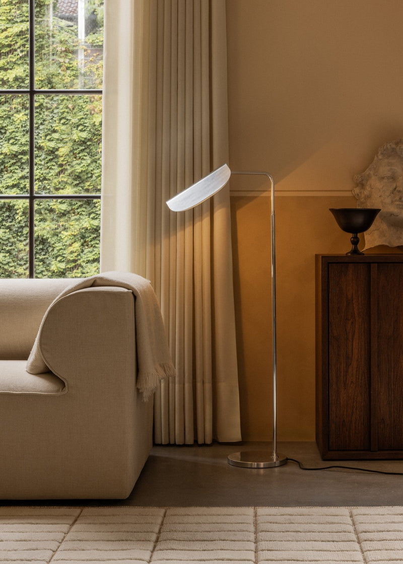Wing Floor Lamp - Audo Copenhagen Table + Floor - Polished Aluminum - HORNE
