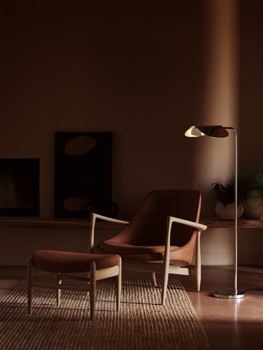 Wing Floor Lamp - Audo Copenhagen Table + Floor - Polished Aluminum - HORNE