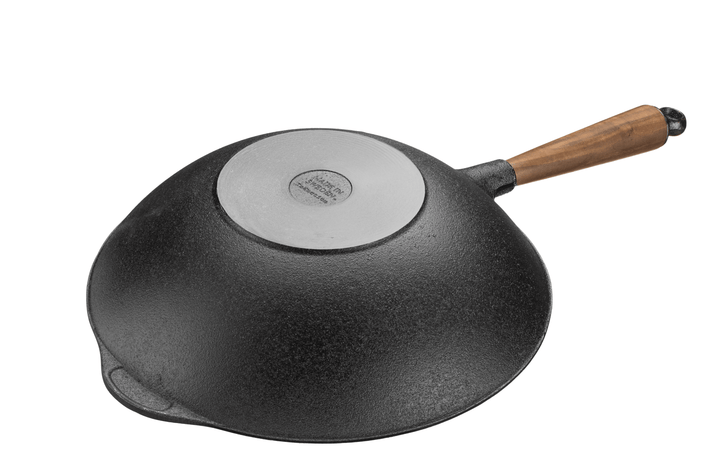 Wok with Walnut Handle - 12.2" - SKEPPSHULT - Cookware - HORNE