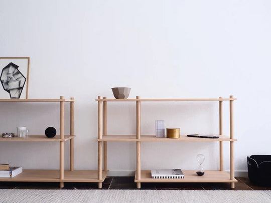 woud Elevate Shelving System - 10 - Woud - Shelving - Black Oak - HORNE