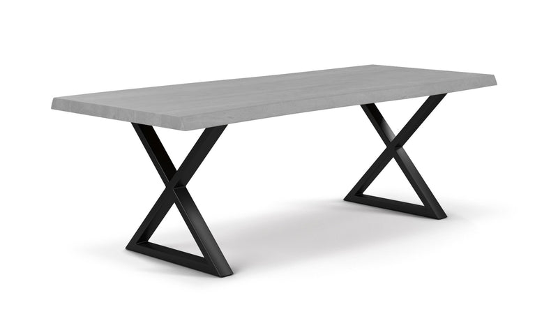 X Dining Table Base - Set of 2 - Urbia Table + Task - Antique Brass - HORNE