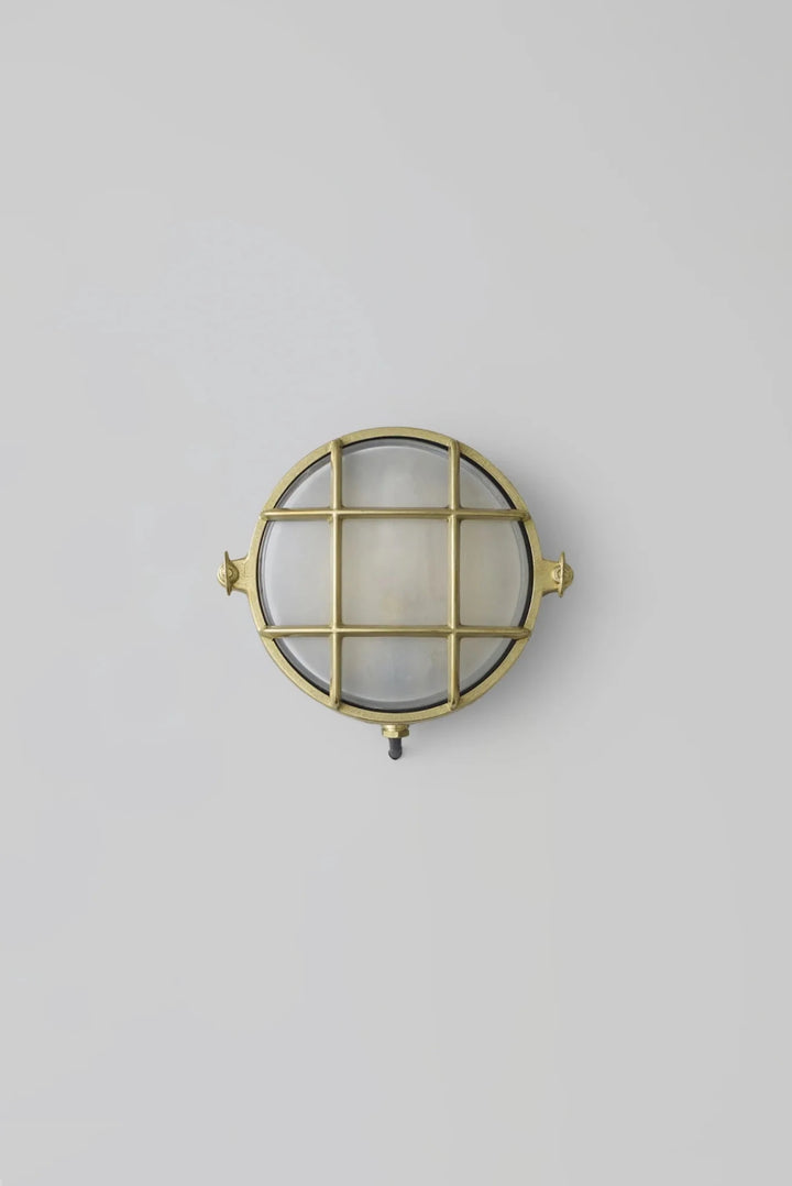 Yacht Brass Bulkhead 7028 - Davey Lighting Outdoor Lights - Weathered Brass - HORNE