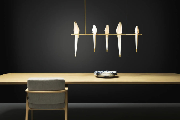 Zio Dining Chair - Moooi Chairs - Zio Dining Oray Ronan Gravel Cinnamon - HORNE