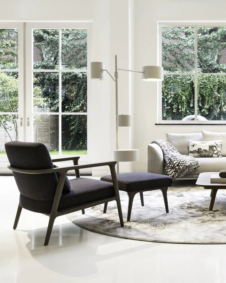 Zio Lounge Chair - Moooi Chairs - Zio Lounge Solis Dawn Grey - HORNE