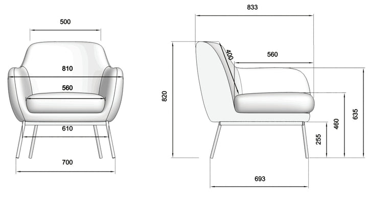 Zurich Accent Chair - Urbia Chairs - Forest Green - HORNE