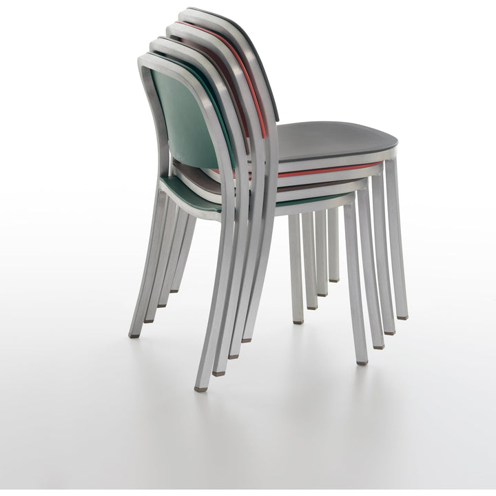 1 Inch Armchair - Emeco - Chairs - Dark Powder Coated Aluminum - Walnut Plywood - HORNE