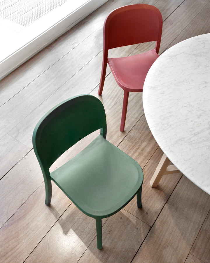 1 Inch Reclaimed Stacking Chair - Emeco - Chairs - Sand - HORNE