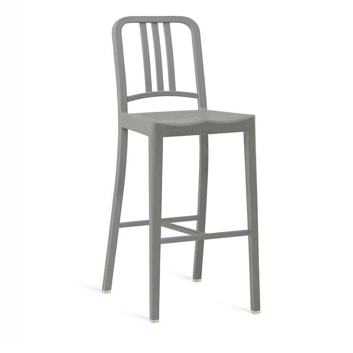 111 Navy Barstool - Emeco - Stools + Benches + Ottomans - Flint - HORNE
