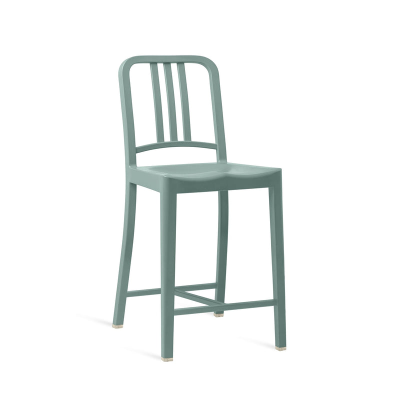 111 Navy Counter Stool - Emeco - Stools + Benches + Ottomans - Red - HORNE