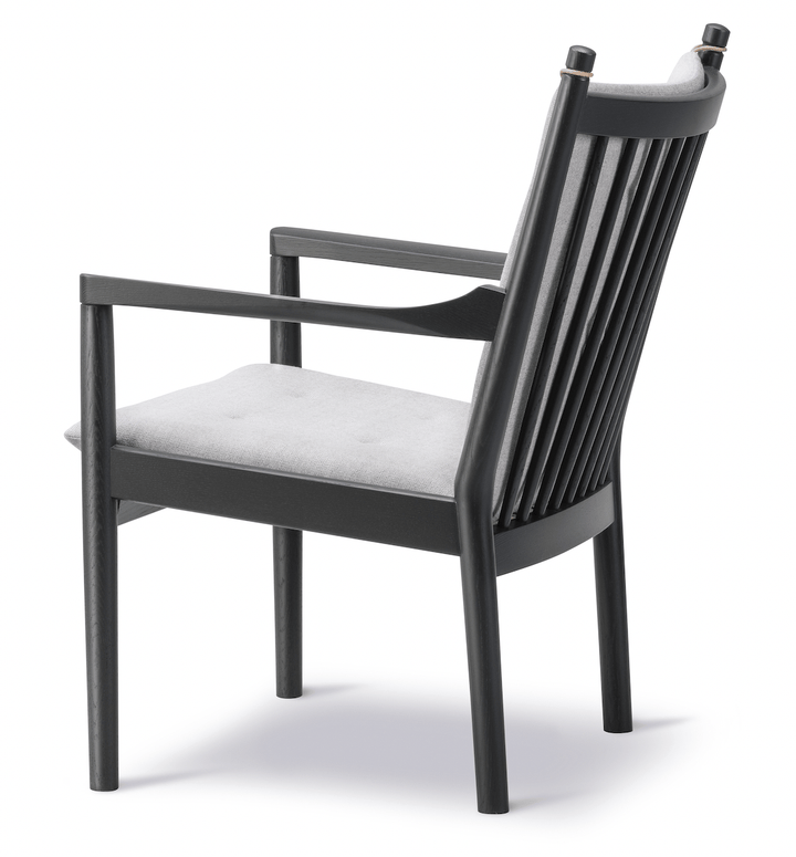 1788 Easy Chair - Black Lacquered Oak - Fredericia - Chairs - Capture 4101 Fabric - HORNE