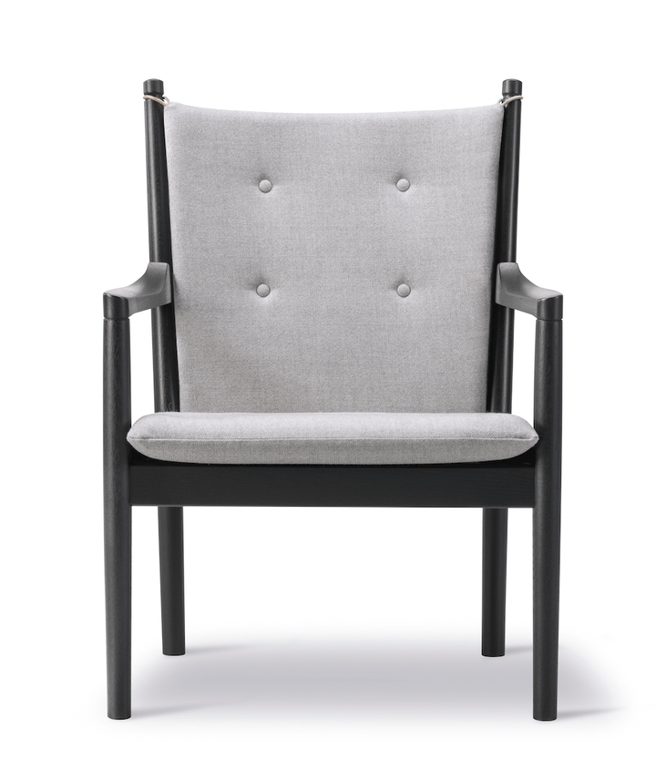 1788 Easy Chair - Black Lacquered Oak - Fredericia - Chairs - Capture 4101 Fabric - HORNE