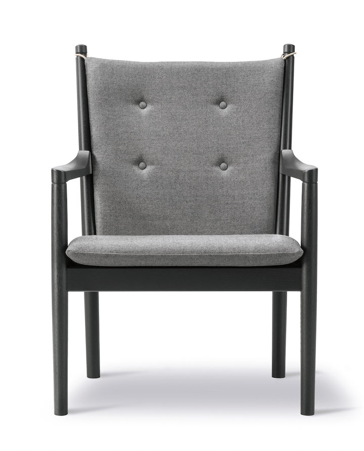 1788 Easy Chair - Black Lacquered Oak - Fredericia - Chairs - Capture 4201 Fabric - HORNE