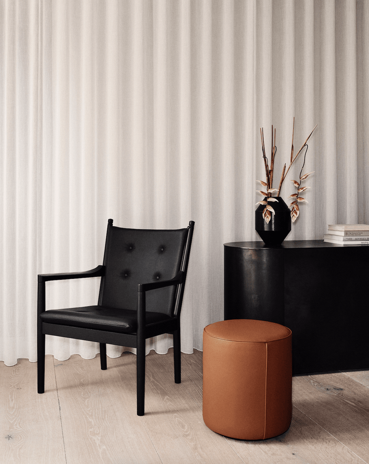 1788 Easy Chair - Black Lacquered Oak - Fredericia - Chairs - Capture 4101 Fabric - HORNE