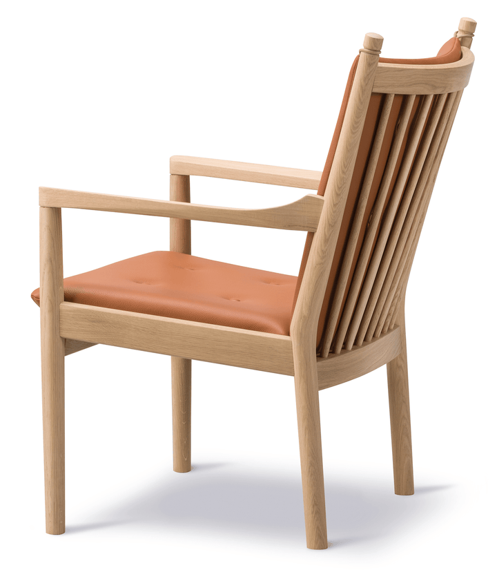 1788 Easy Chair - Soap Treated Oak - Fredericia - Chairs - Omni 307 - HORNE