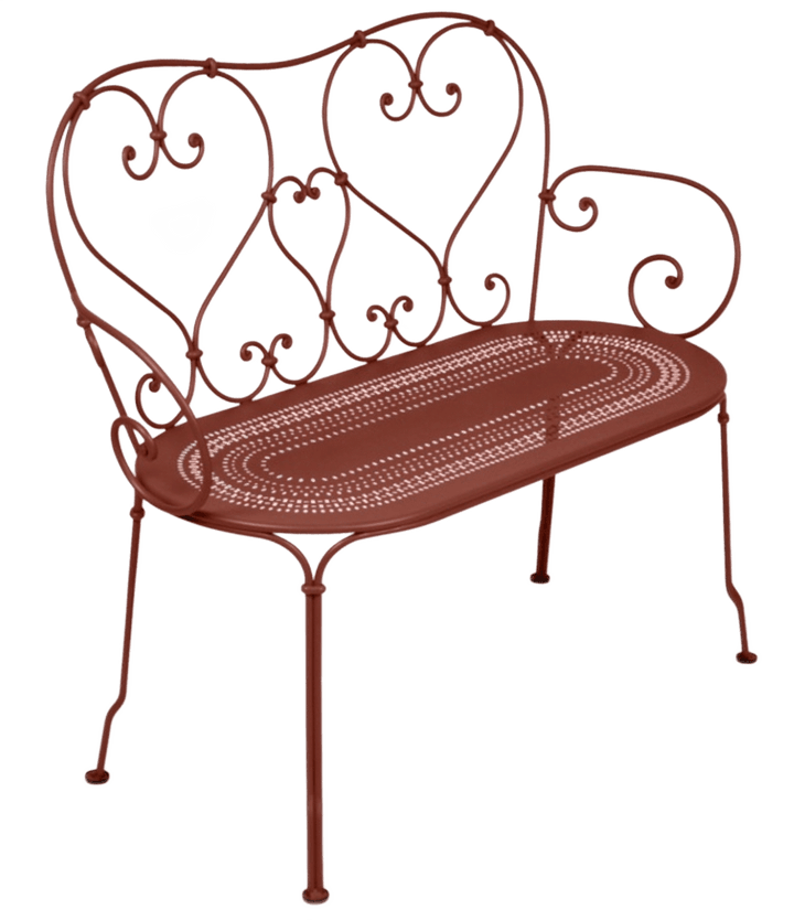 1900 Bench - Fermob - Outdoor Furniture - Red Ochre - HORNE