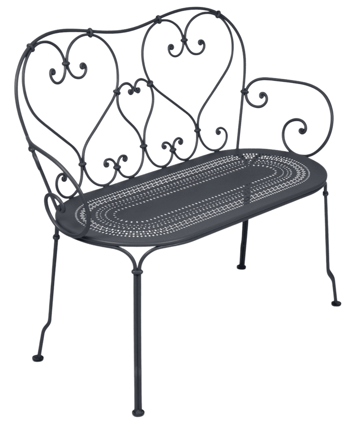 1900 Bench - Fermob - Outdoor Furniture - Anthracite - HORNE