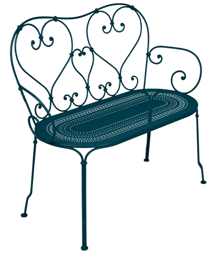 1900 Bench - Fermob - Outdoor Furniture - Acapulco Blue - HORNE