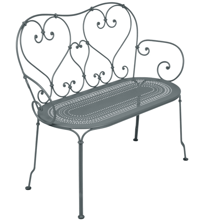1900 Bench - Fermob - Outdoor Furniture - Storm Grey - HORNE
