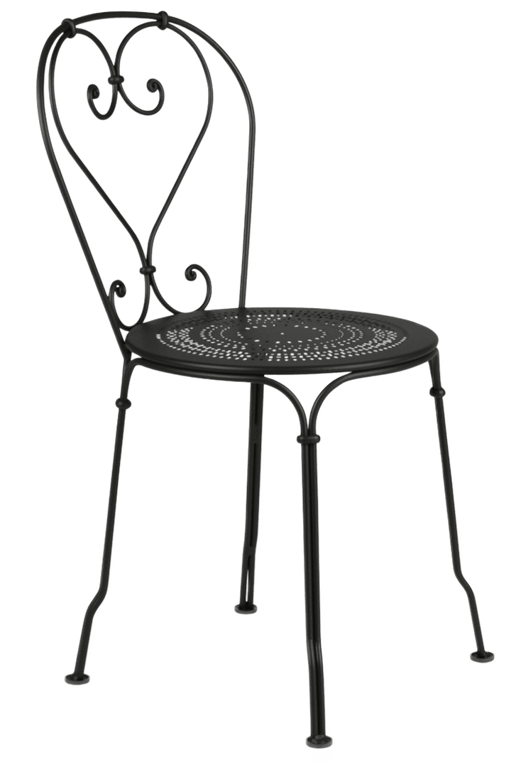 1900 Chair - Set of 2 - Fermob - Outdoor Furniture - Liquorice - HORNE
