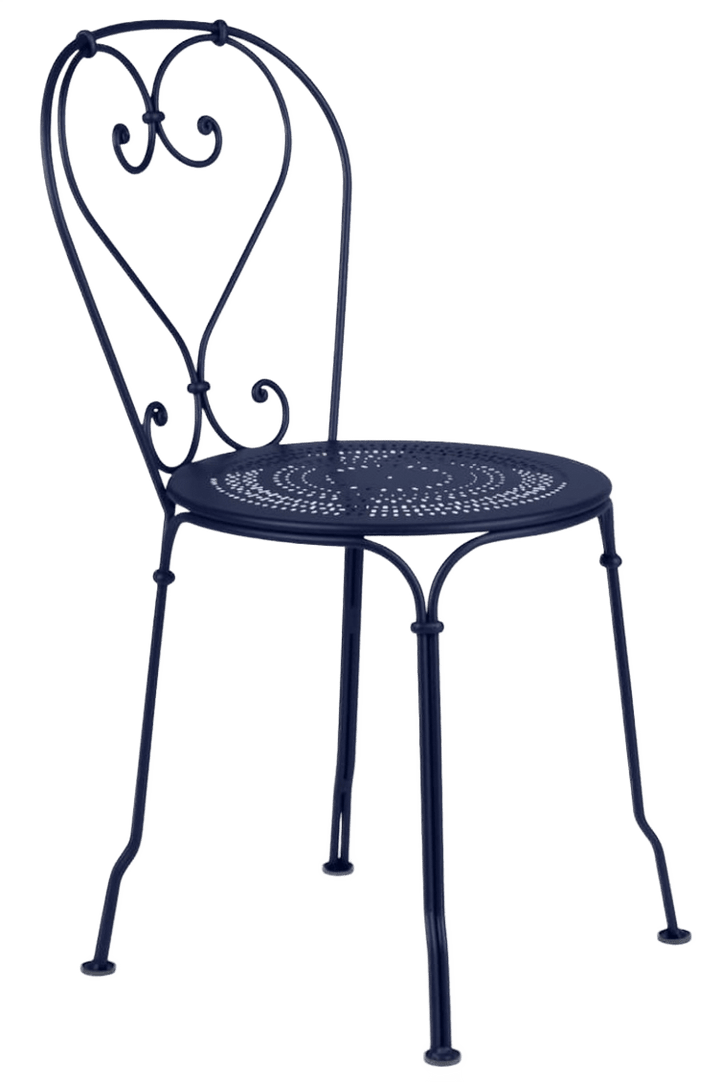 1900 Chair - Set of 2 - Fermob - Outdoor Furniture - Deep Blue - HORNE