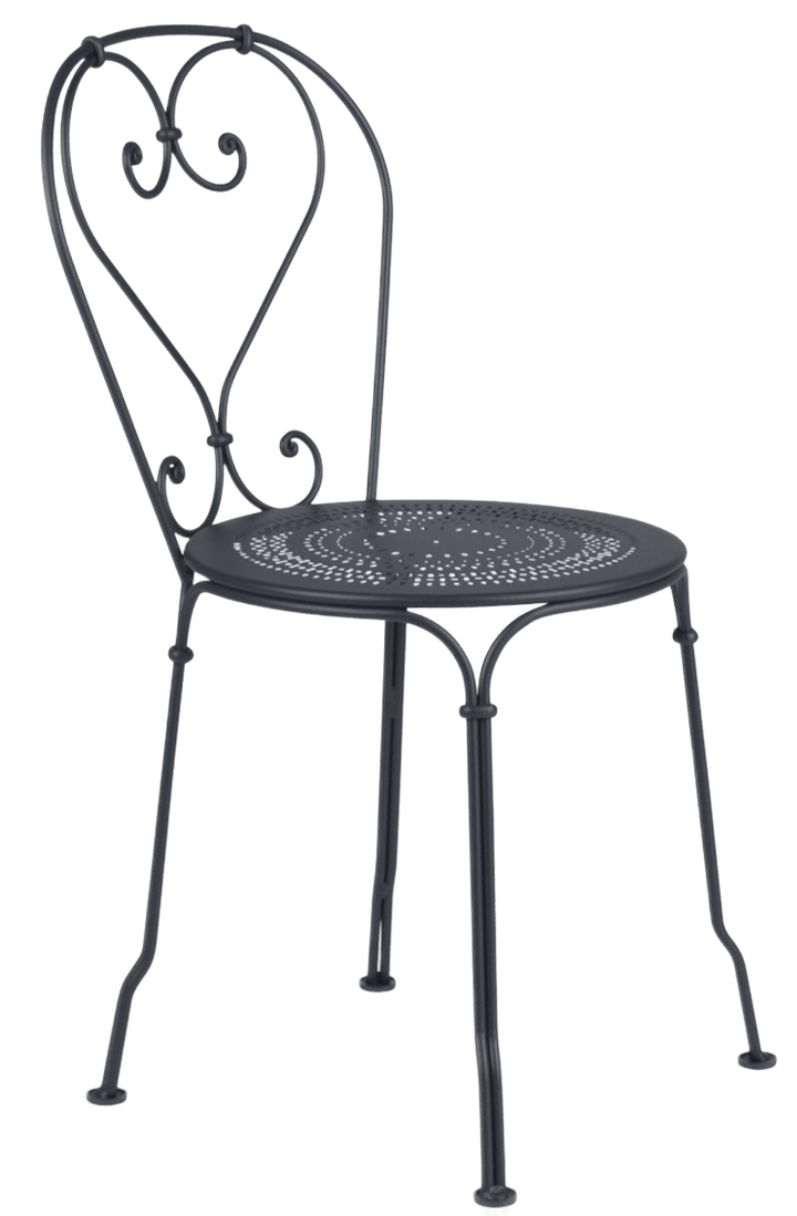 1900 Chair - Set of 2 - Fermob - Outdoor Furniture - Anthracite - HORNE