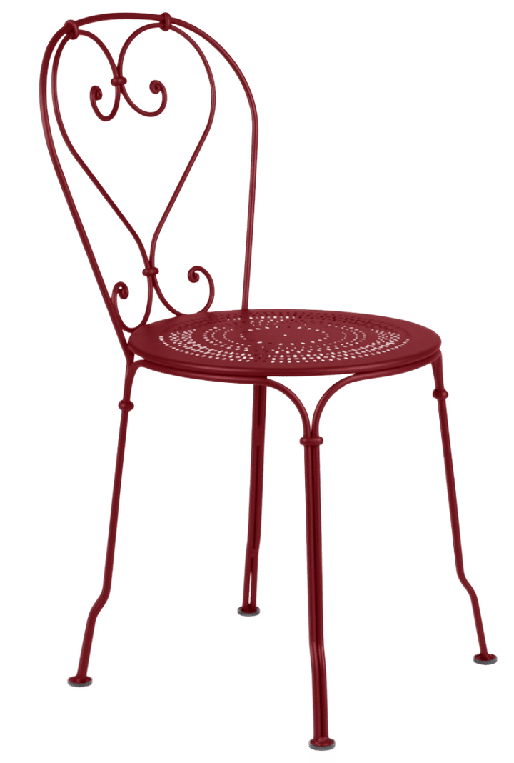 1900 Chair - Set of 2 - Fermob - Outdoor Furniture - Chili Red - HORNE