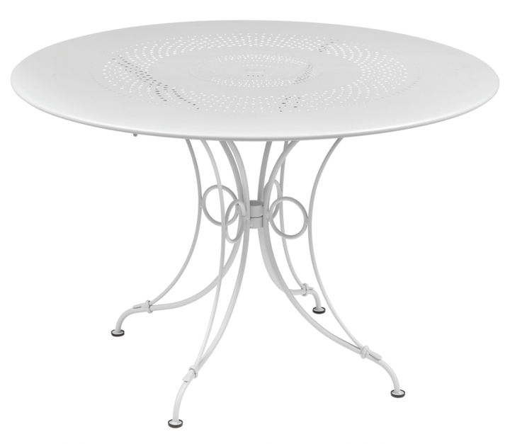 1900 Round Table - Fermob - Outdoor Furniture - 46" Diameter - Cotton - HORNE