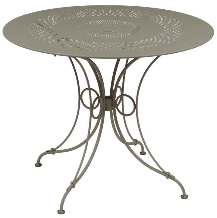 1900 Round Table - Fermob - Outdoor Furniture - 38" Diameter - Cotton - HORNE