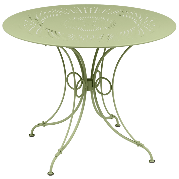 1900 Round Table - Fermob - Outdoor Furniture - 46" Diameter - Anthracite - HORNE