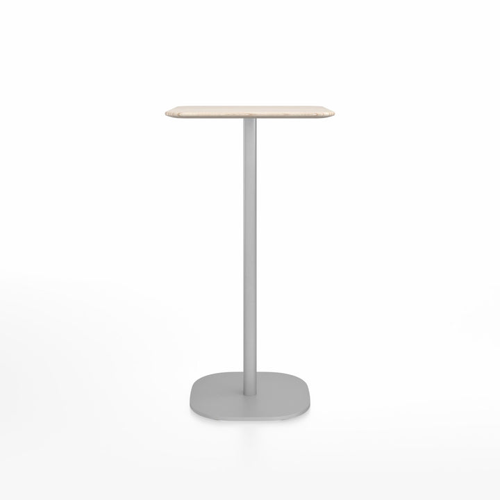 2 Inch Bar Table - 24" x 30" Rectangular - Emeco - Tables - Ash - Hand Brushed - HORNE