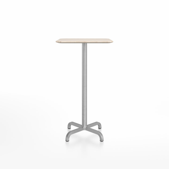 20 - 06 Bar Table - 24" x 30" Rectangular - Emeco - Tables - Ash - Hand Brushed - HORNE