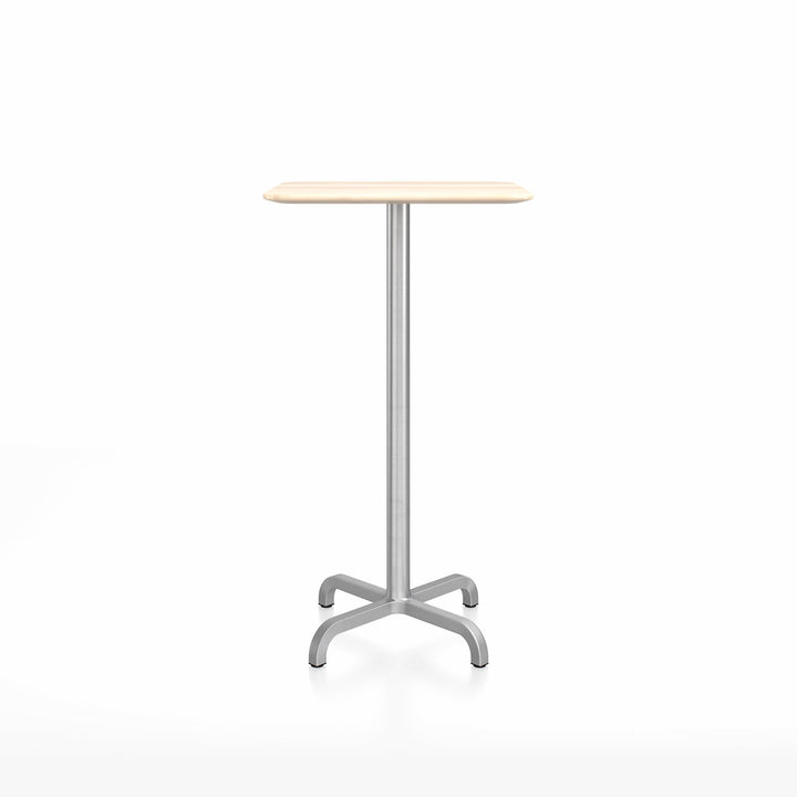 20 - 06 Bar Table - 24" x 30" Rectangular - Emeco - Tables - Accoya - Hand Brushed - HORNE