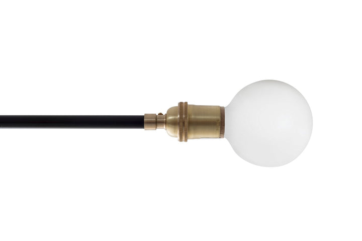 3 Arm Industrial Chandelier - Workstead - Chandeliers - Hewn Brass - HORNE