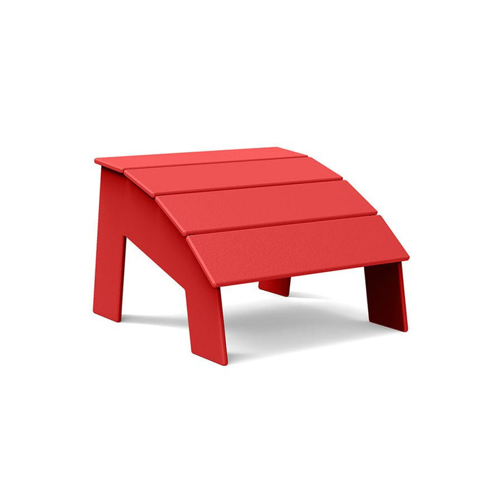 4 Slat Tall Ottoman - Loll Designs - Stools + Benches + Ottomans - Apple Red - HORNE