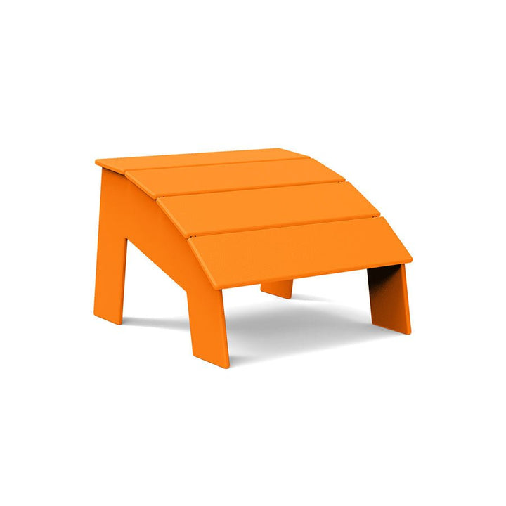4 Slat Tall Ottoman - Loll Designs - Stools + Benches + Ottomans - Sunset Orange - HORNE