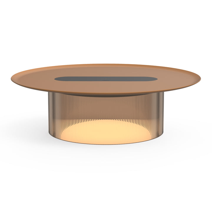 Carousel Table Lamp - Pablo Designs - Table + Task - 4.3" x 16" - Bronze - Terracotta - HORNE
