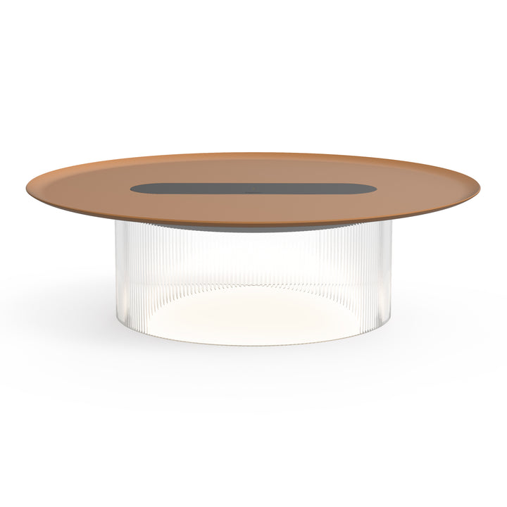 Carousel Table Lamp - Pablo Designs - Table + Task - 4.3" x 16" - Clear - Terracotta - HORNE