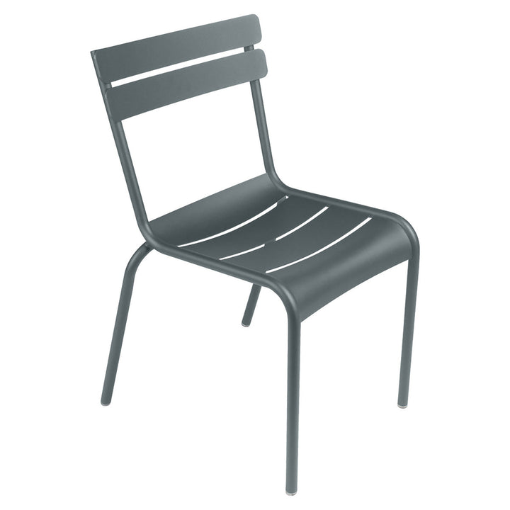 Luxembourg Stacking Side Chair - Set of 4 - Fermob - Outdoor Furniture - Storm Grey - HORNE
