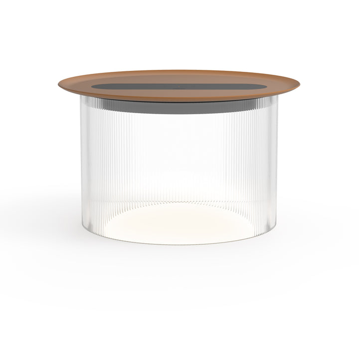 Carousel Table Lamp - Pablo Designs - Table + Task - 6.9" x 12" - Clear - Terracotta - HORNE