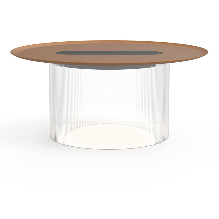 Carousel Table Lamp - Pablo Designs - Table + Task - 6.9" x 16" - Clear - Terracotta - HORNE