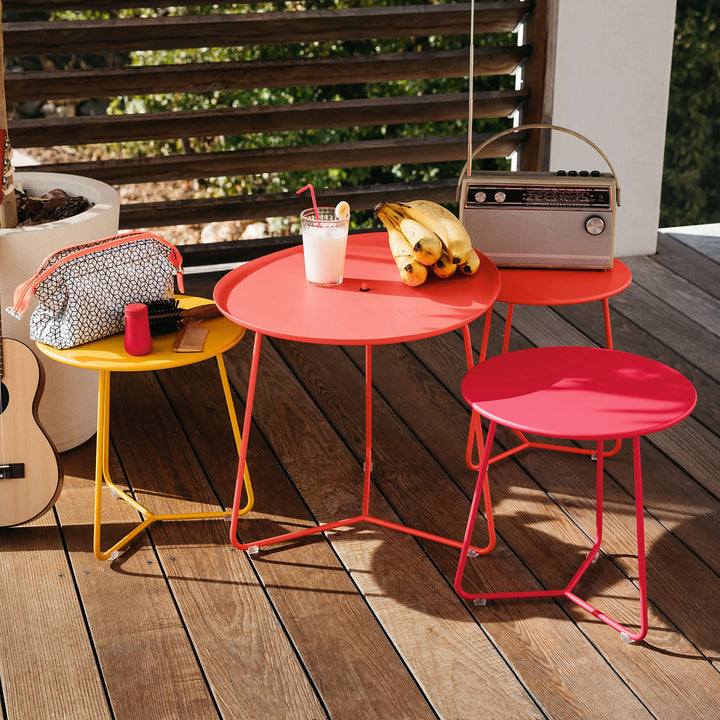 Cocotte Side Table - Small - Fermob - Tables + Desks - Lapilli Grey - HORNE