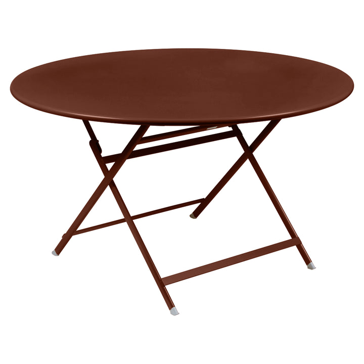 Caractere Round Table 50" - Fermob - Outdoor Furniture - Red Ochre - HORNE