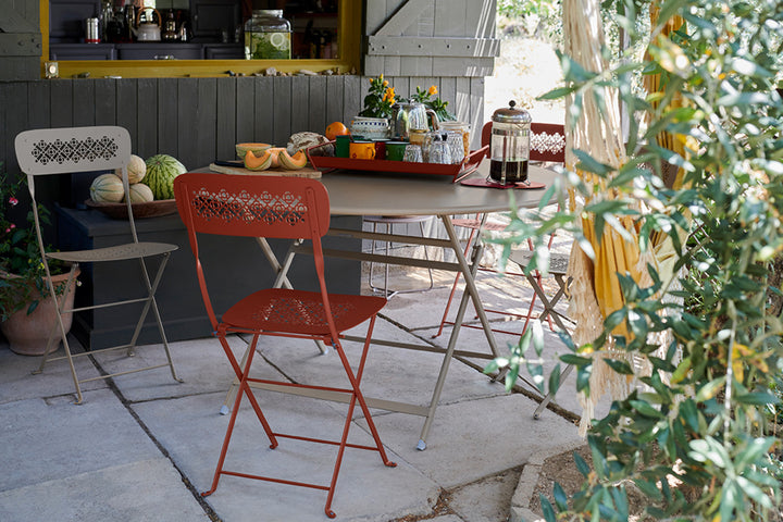 Caractere Round Table 50" - Fermob - Outdoor Furniture - Willow Green - HORNE