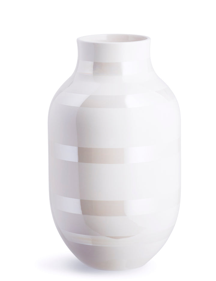 Omaggio Vase - Mother of Pearl - Kähler - Vases - 7.5"Ø - HORNE