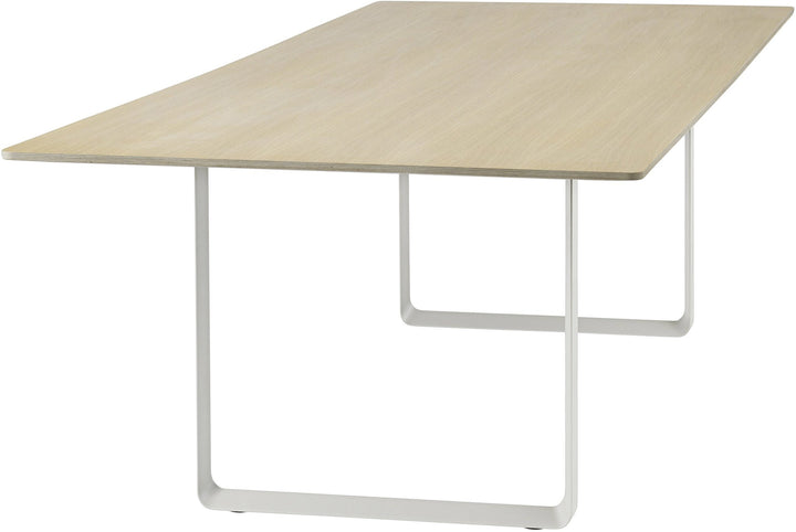 70/70 Table - 116" x 42.5" - Muuto - Table + Task - Oak Top & White Base - HORNE